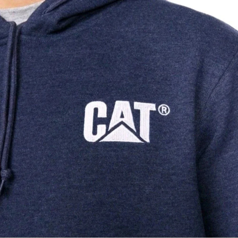 Caterpillar Heavyweight Hooded Sweatshirt Men's, Medium, Blue / New Imperfection